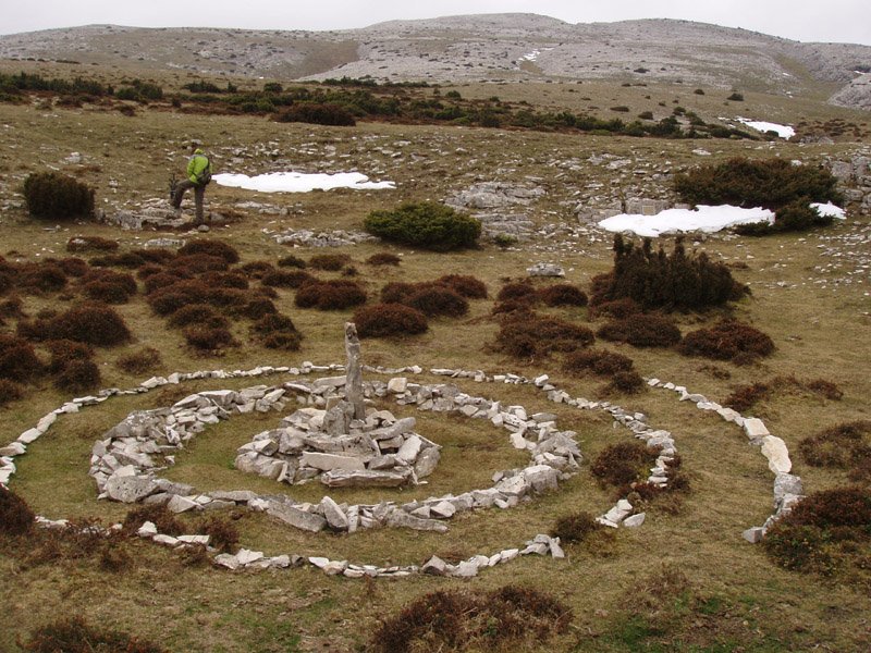 Peña Blancatik hurbil, EHko erdigune geografikoa