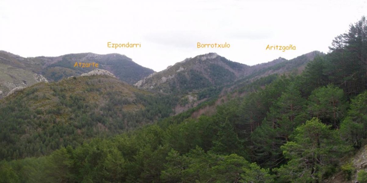 Areta sakaneko panoramika