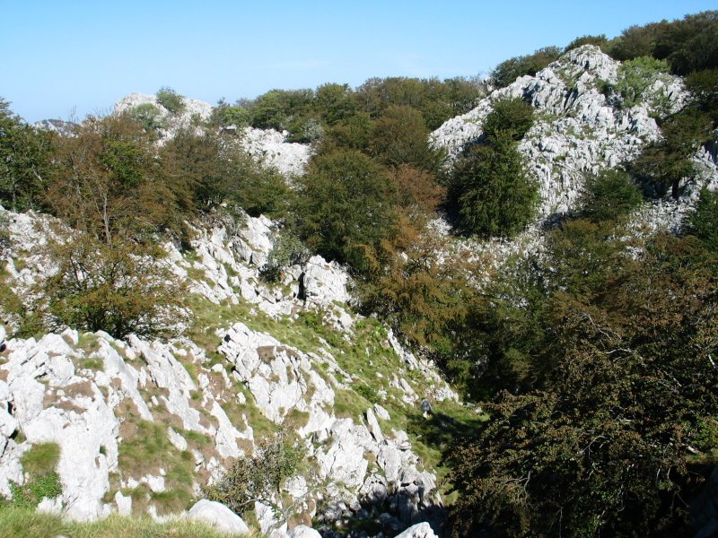 Gainaldeko eremu karstikoa