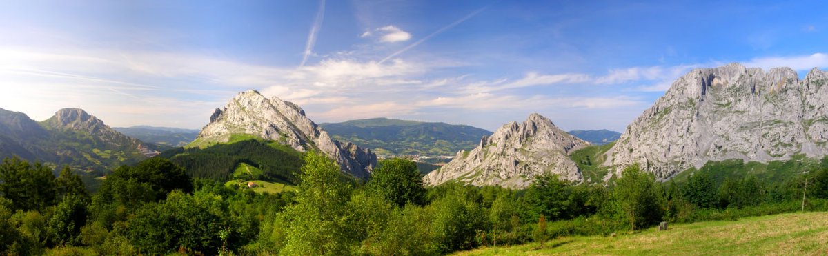 Untzillatx, Astxiki eta Alluitz Urkiolako kalbariotik ikusita