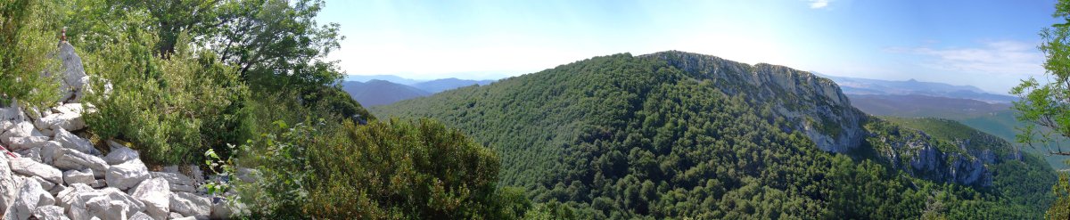 Gailurretik ateratako panoramika, Elke aurrean