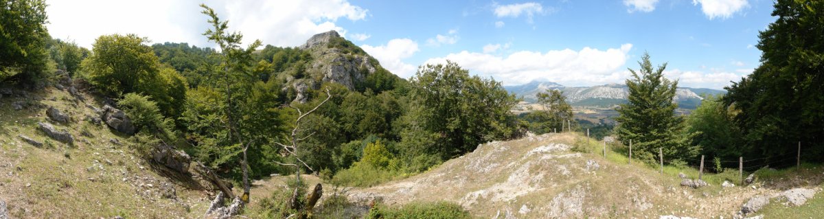 Andoin mendateko igoerako ikuspegi bat