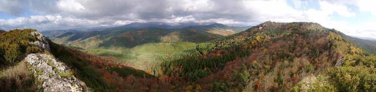 Lakarri Beltzunegi Harriko gailurretik