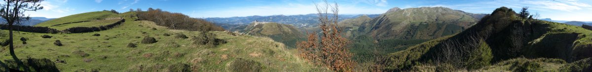 Ekialdeko bizkarreko panoramika