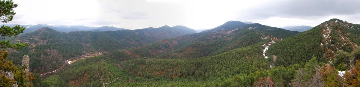 Paisaia Azkarregiako gailurretik