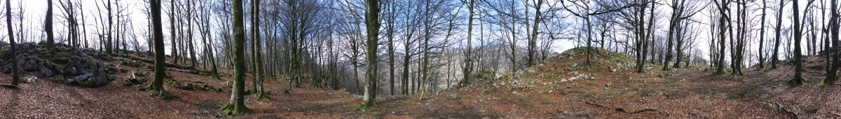 Pagadiko 360ºko panoramika Ekialdeko tontorraren inguruan