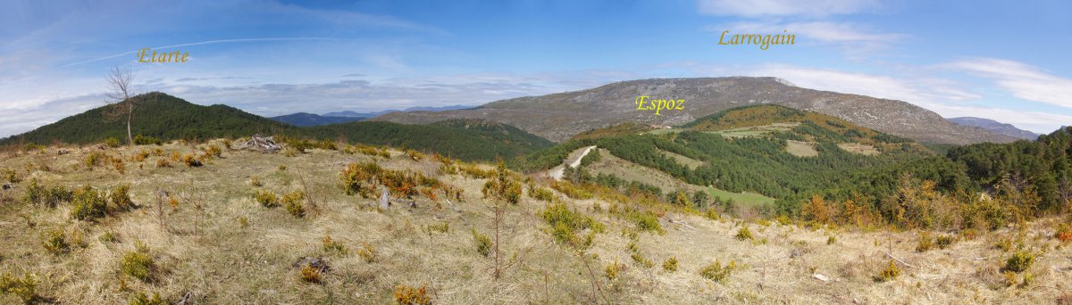 Panorama Ukuako hegietatik