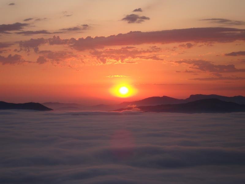 Amanecer desde Udalaitz