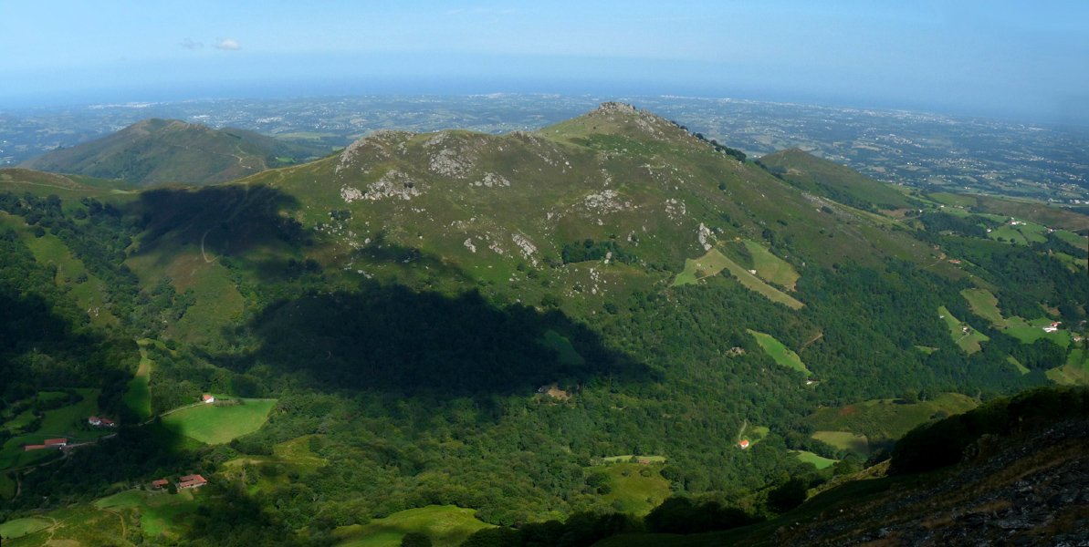Mondarrain, Artzamendiko gailurretik