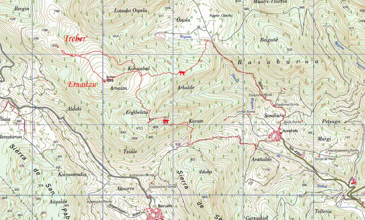 MAPA: Ernaitzu eta Ireber