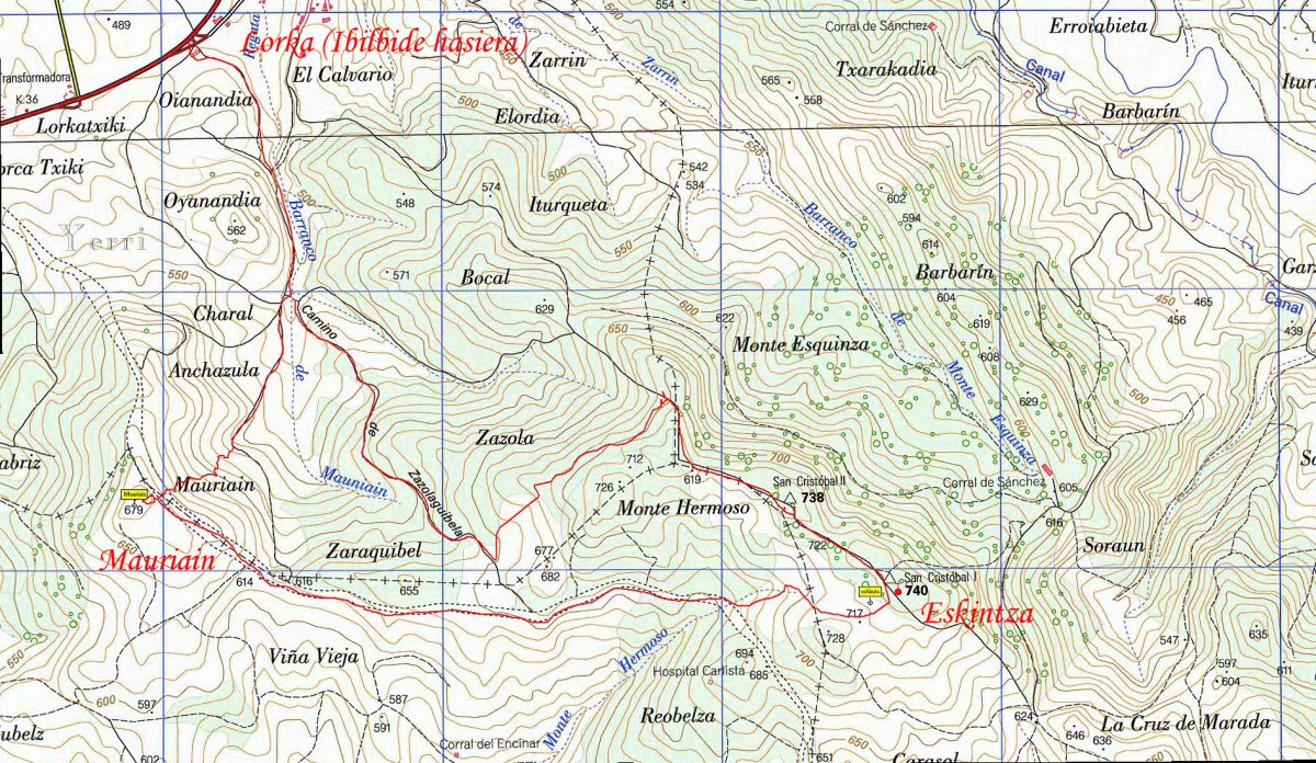 MAPA: Eskintza eta Mauriain Lorkatik