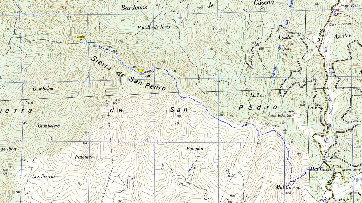 MAPA: San Pedro eta Peñas Altas