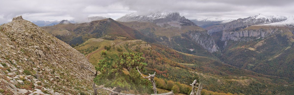 Panorama Idoiako gailurretik