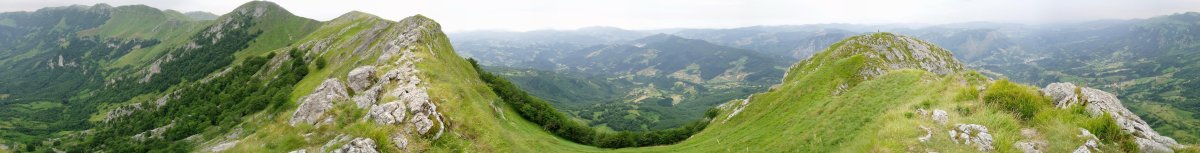 Gandorretik 360ºtako ikuspegia