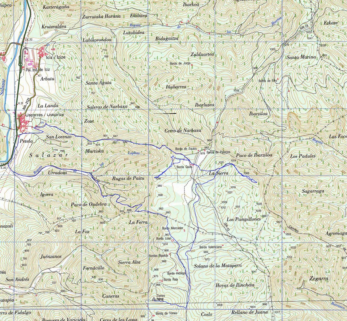 MAPA: Torres-Sierra-Paitu