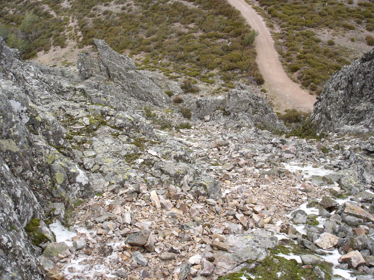 INICIO DE LA TREPADA A PEÑA DEL HUEVO