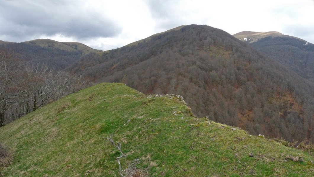 Dolameakako Kaskoa, gailurra. Atzean, Egurtegi eta Saioa