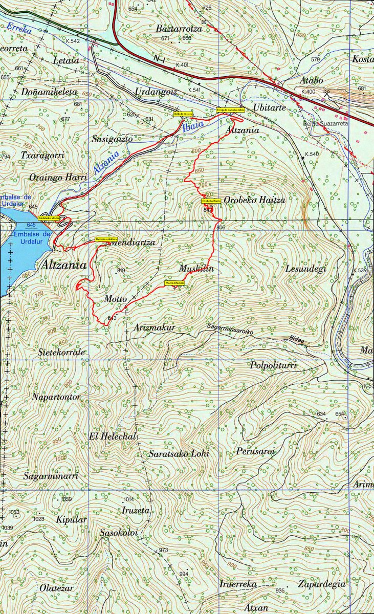 MAPA: Orobeko haitza