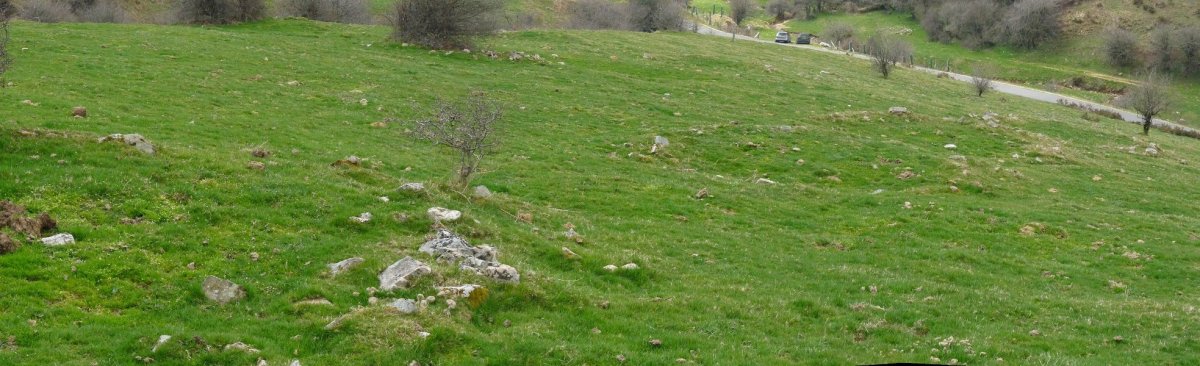 Zubimearreko errekako etxola hondoak