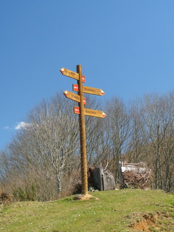 Gezi adierazgarriak Ezkisaroiko lepoan