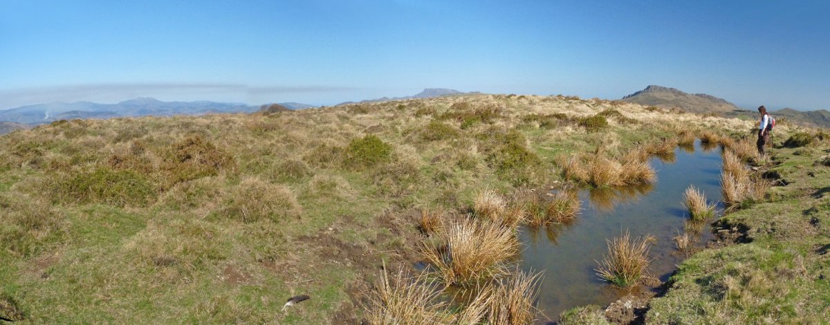 Ur putzua Zamateluko Gaineko gailurrean