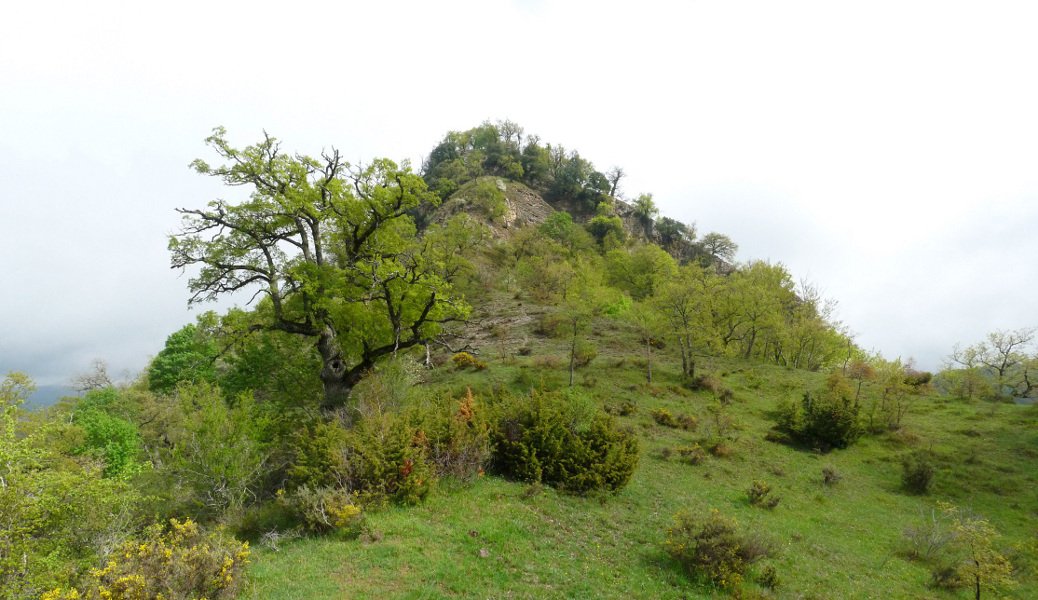 Castilloren hegoaldeko ikuspegia