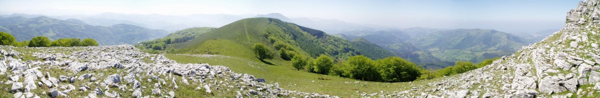 Gazumeren mendebaldeko bizkarra