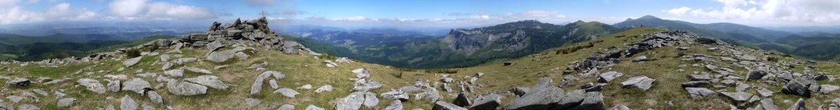 360ºko panoramika tontorraren ingurutik