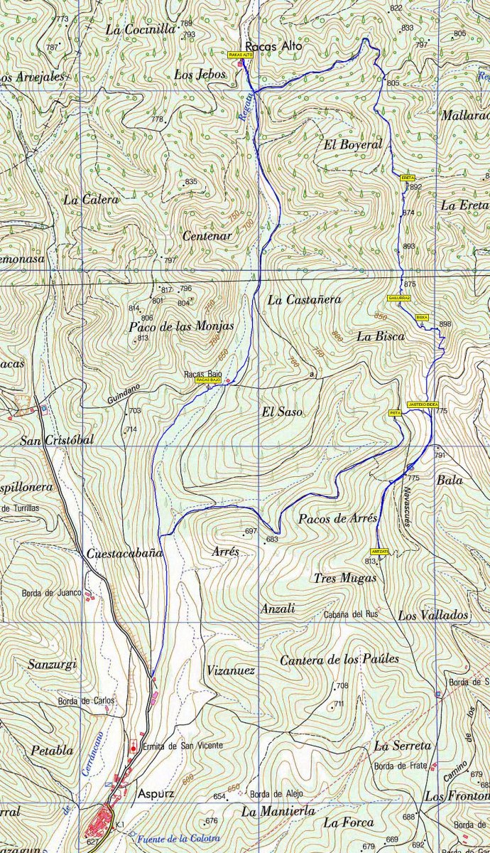 MAPA: Rakas, Antzati, Biska
