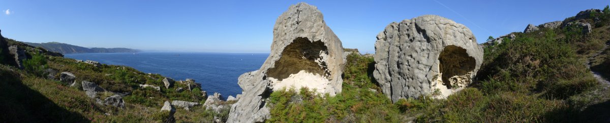 Barrutik hustutako arkaitzak Gastarrotz aldean