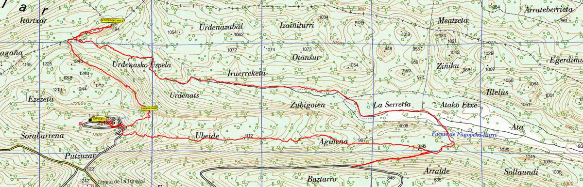 Artxueta eta Posteroko Haitz Ata ibarretik