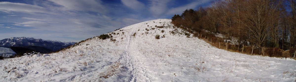 Hegoaldeko bizkarretik ikusita
