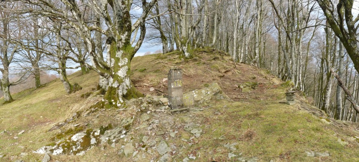 116. mugarria, Urruxkako gandorrean