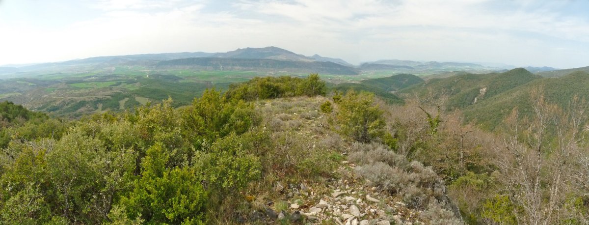 Paisaia zabalak Txurrikoko gailurretik