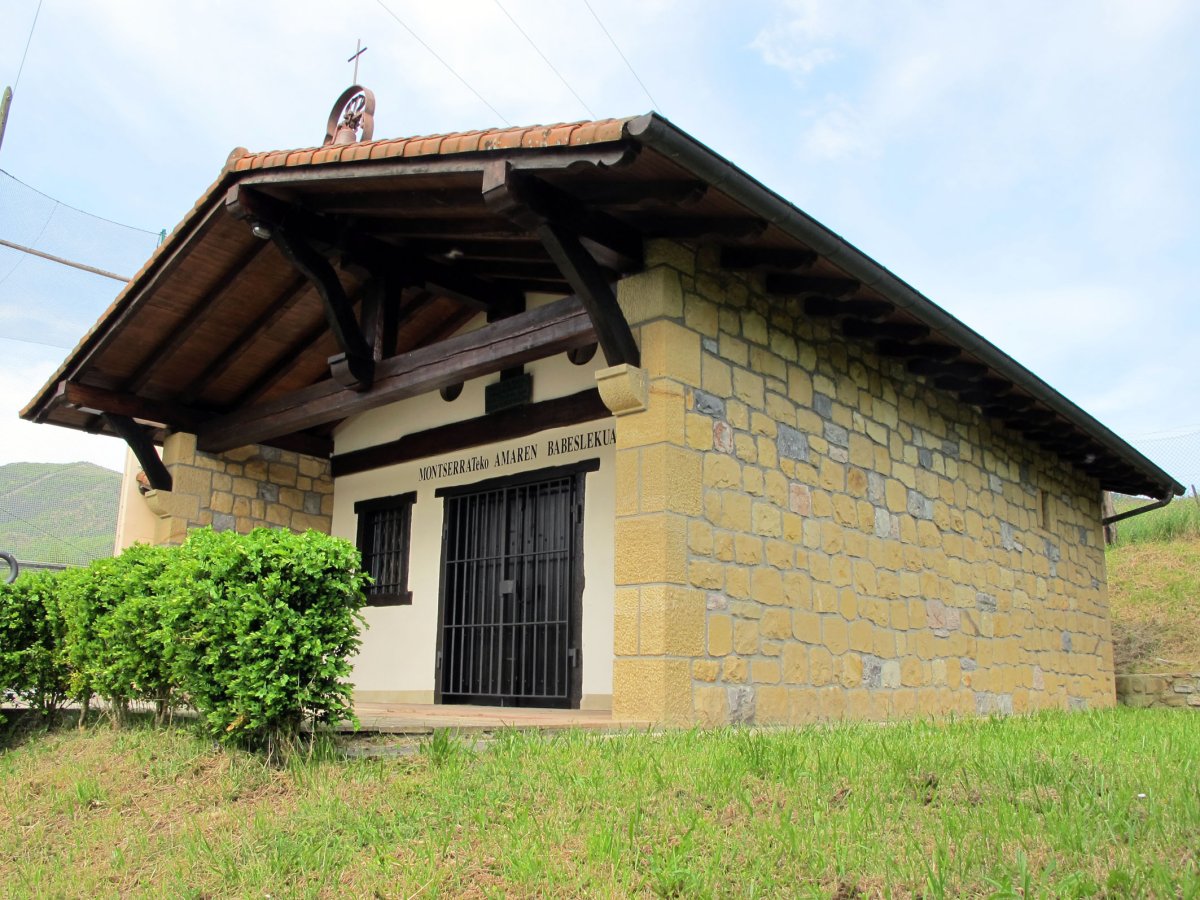 Montserrat ermita Jaizubia auzoan