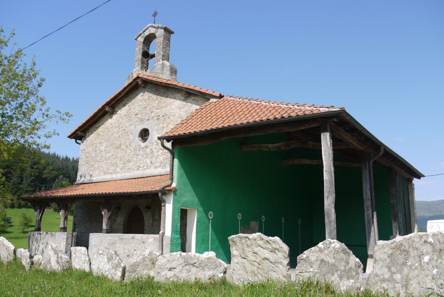 Santa Luzia ermita Elosiaga aldean