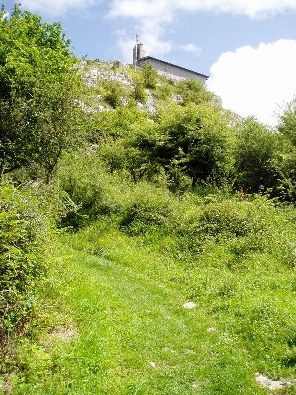 Hego-mendebaldetik ikusita