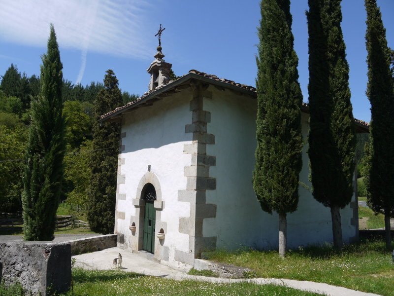 Aingeru Guardakoa ermita Azkoitia aldean