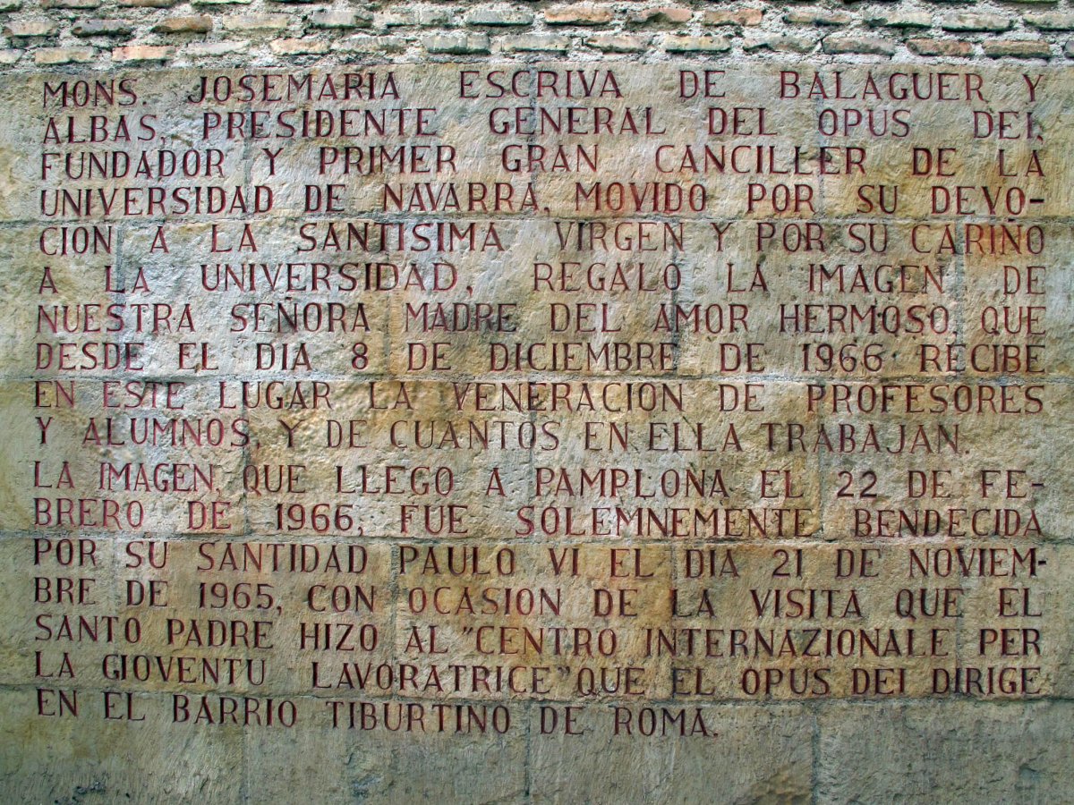 Nuestra Señora del Amor Hermoso ermita Iruñan