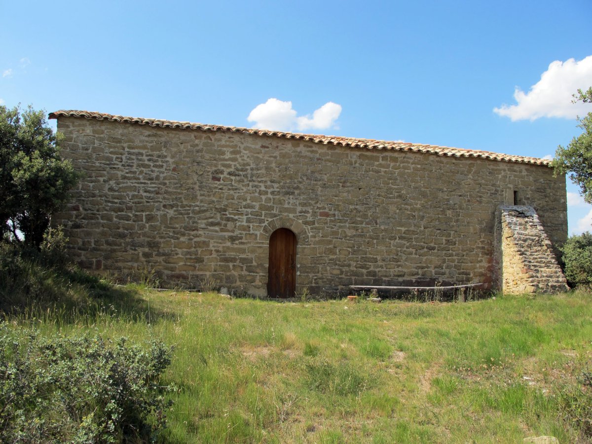 San Esteban ermita Añorbe aldean