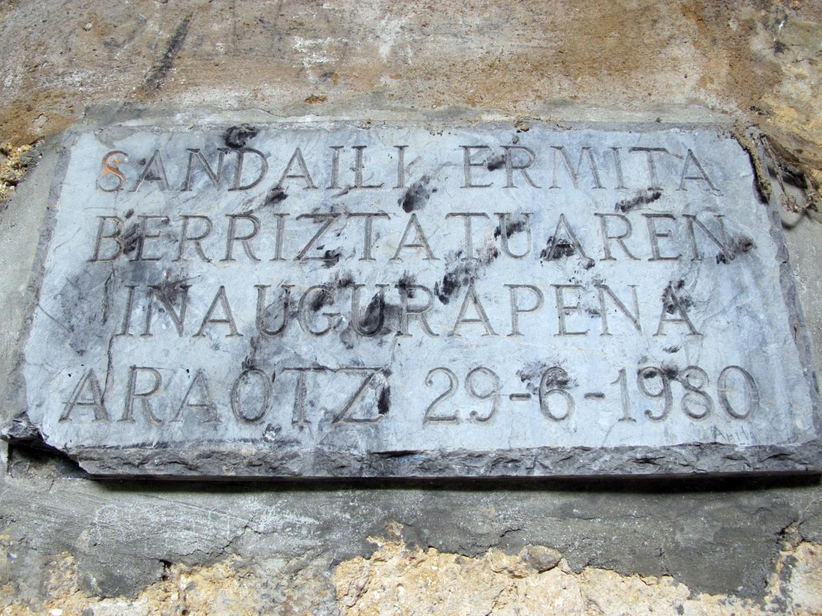 San Elias ermita Araotz aldean