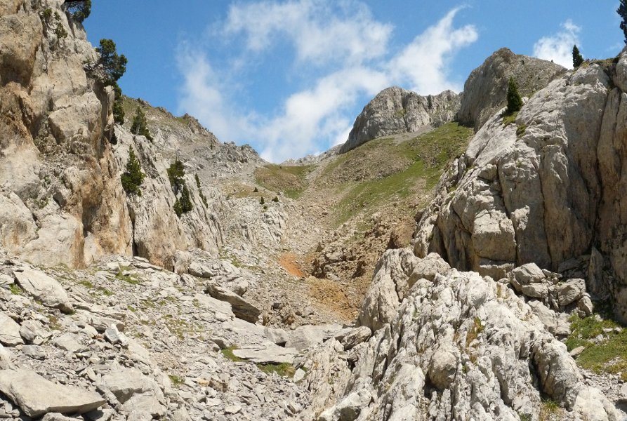 Ukerdi eta Budogiaren arteko sakanean gora