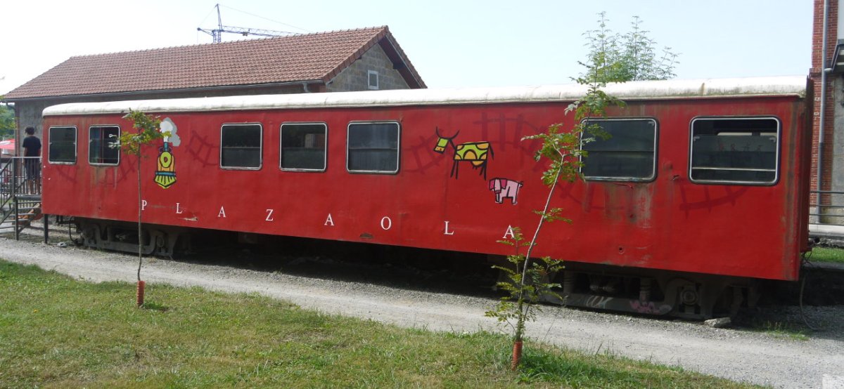 Plazaolako geltokia Lekunberrin