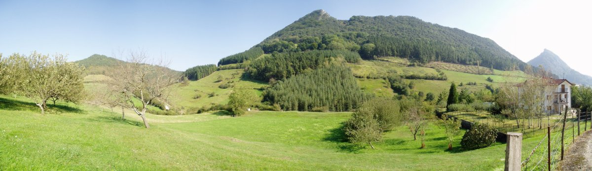 Aizkoate mendebaldetik ikusita