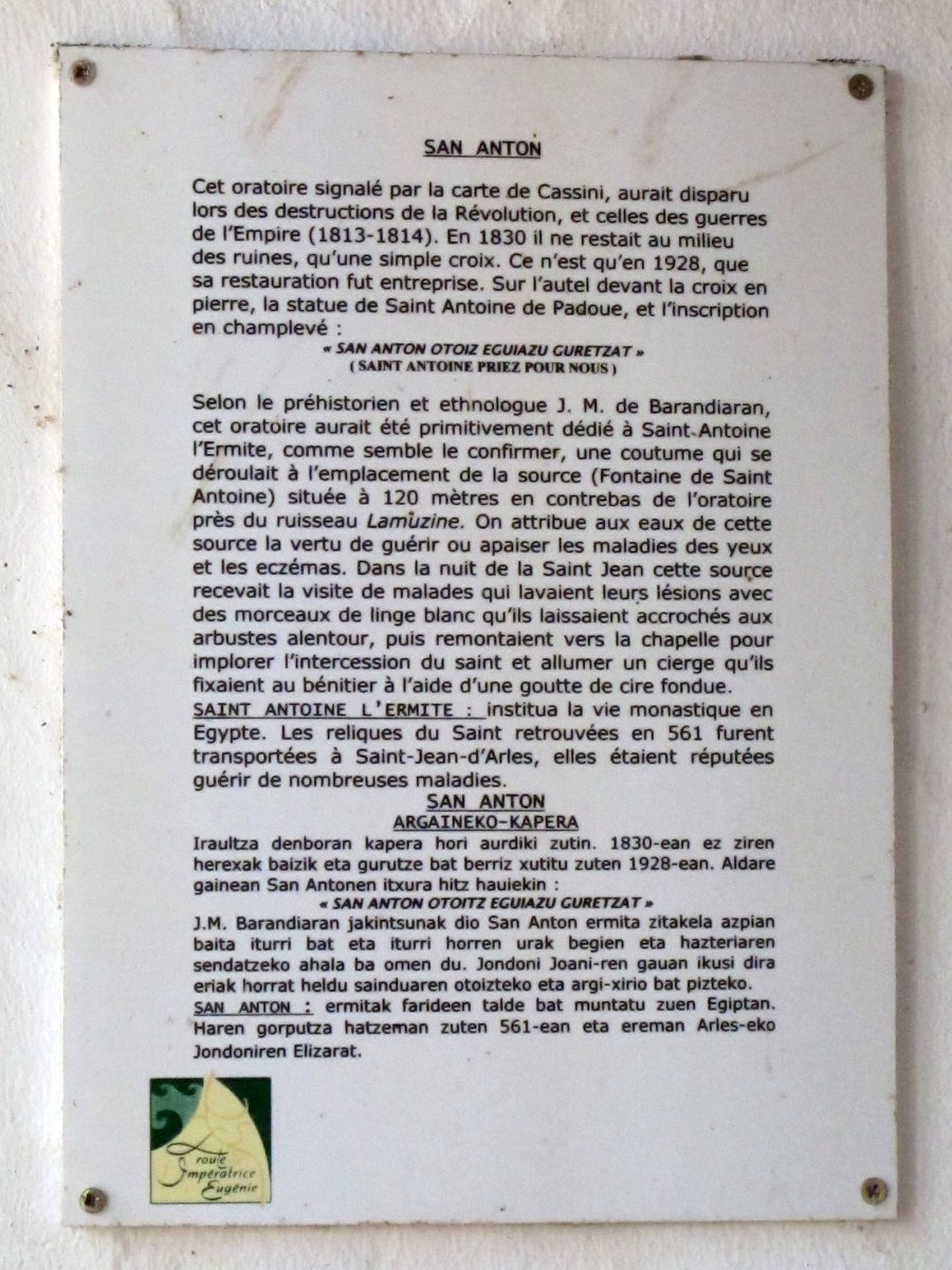 San Anton ermita Sara aldean