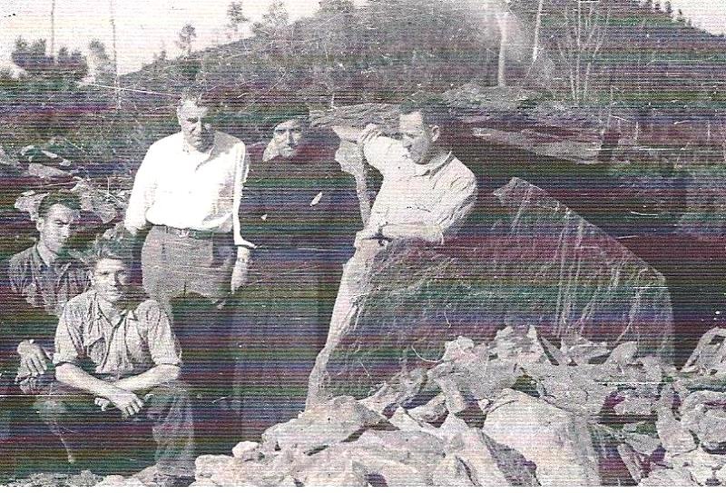 Atauri, Elosegi eta Laborde, 1950eko indusketan.