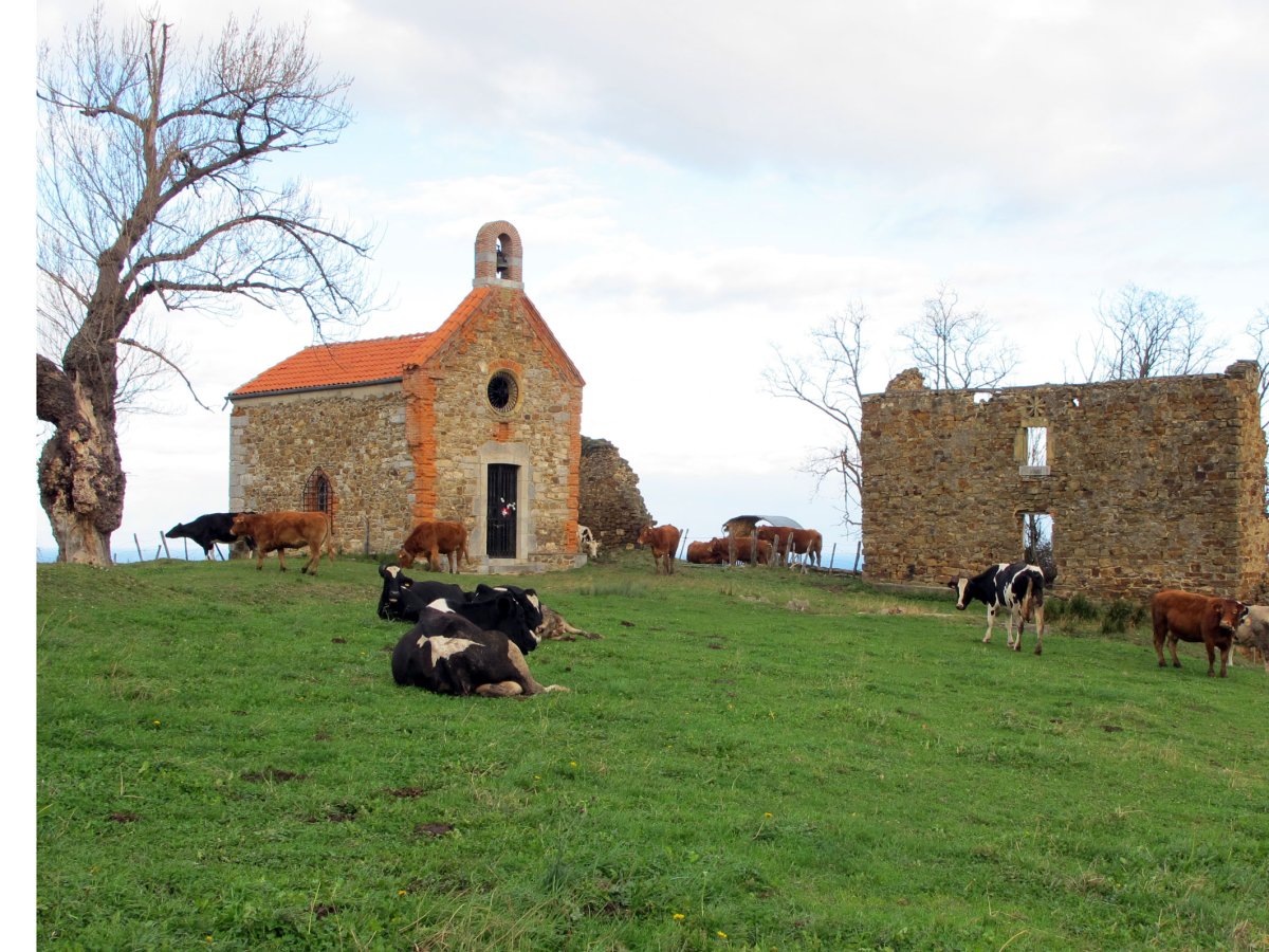 Santa Katalina ermita Itziar aldean