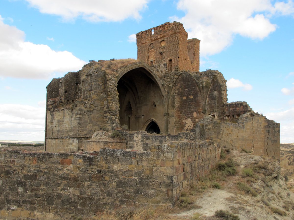 Santo Kristo ermitaren hondakinak Kaparroson