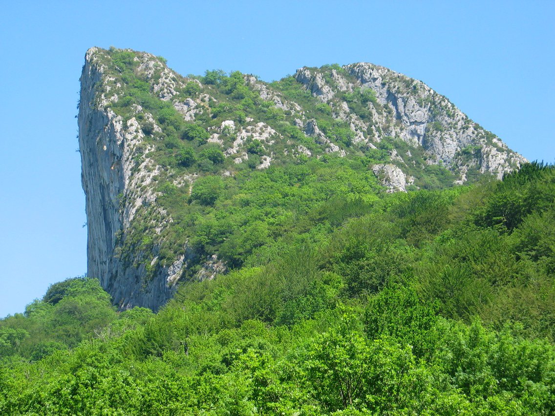 Iparraldeko horma Mtik ikusita