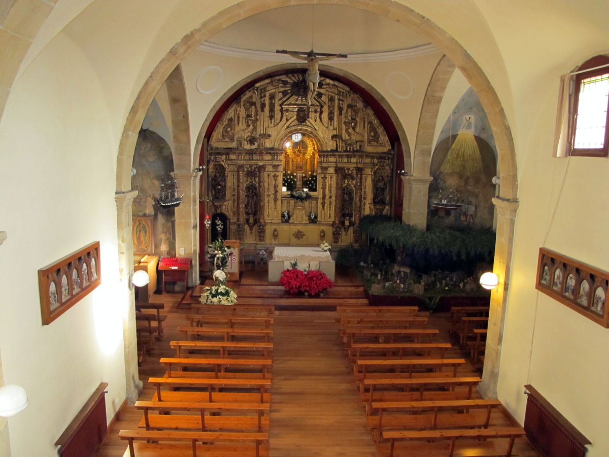 Guadalupeko Ama ermitaren barrua